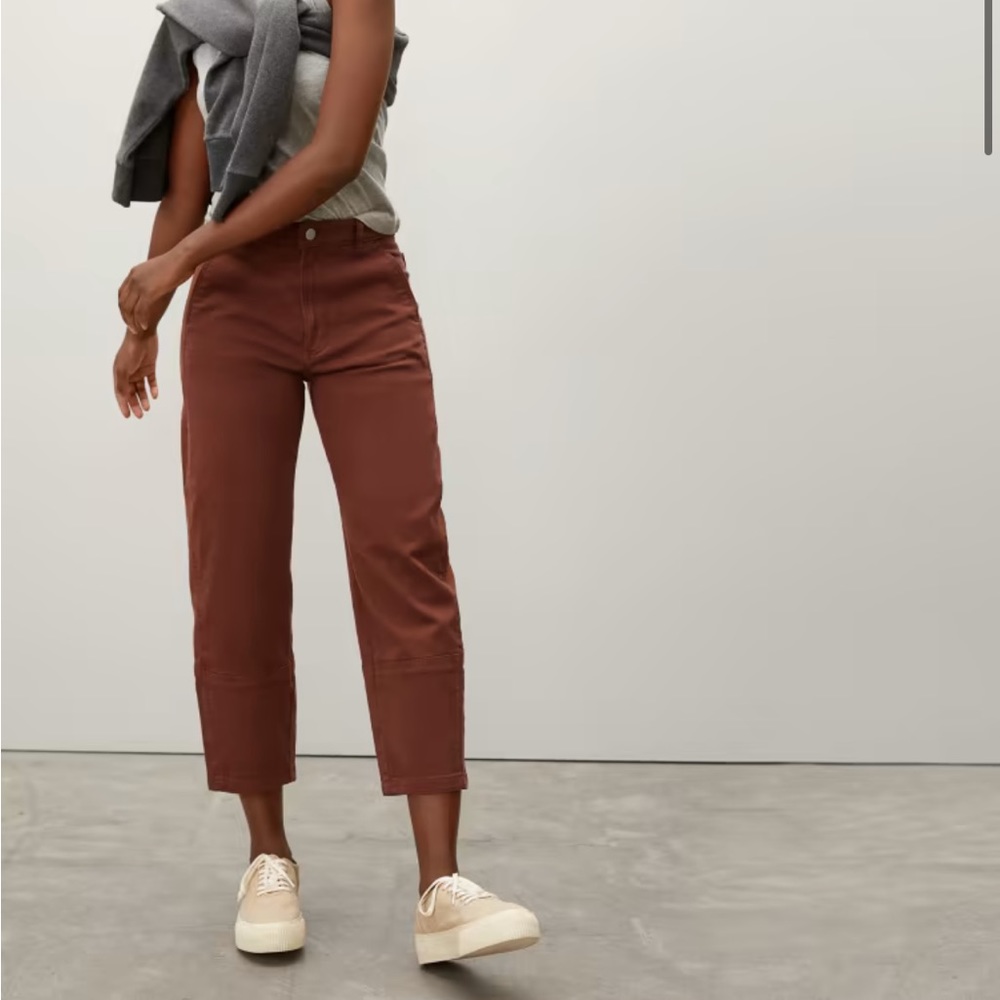 NWOT Everlane Barrel Pant in Rosewood